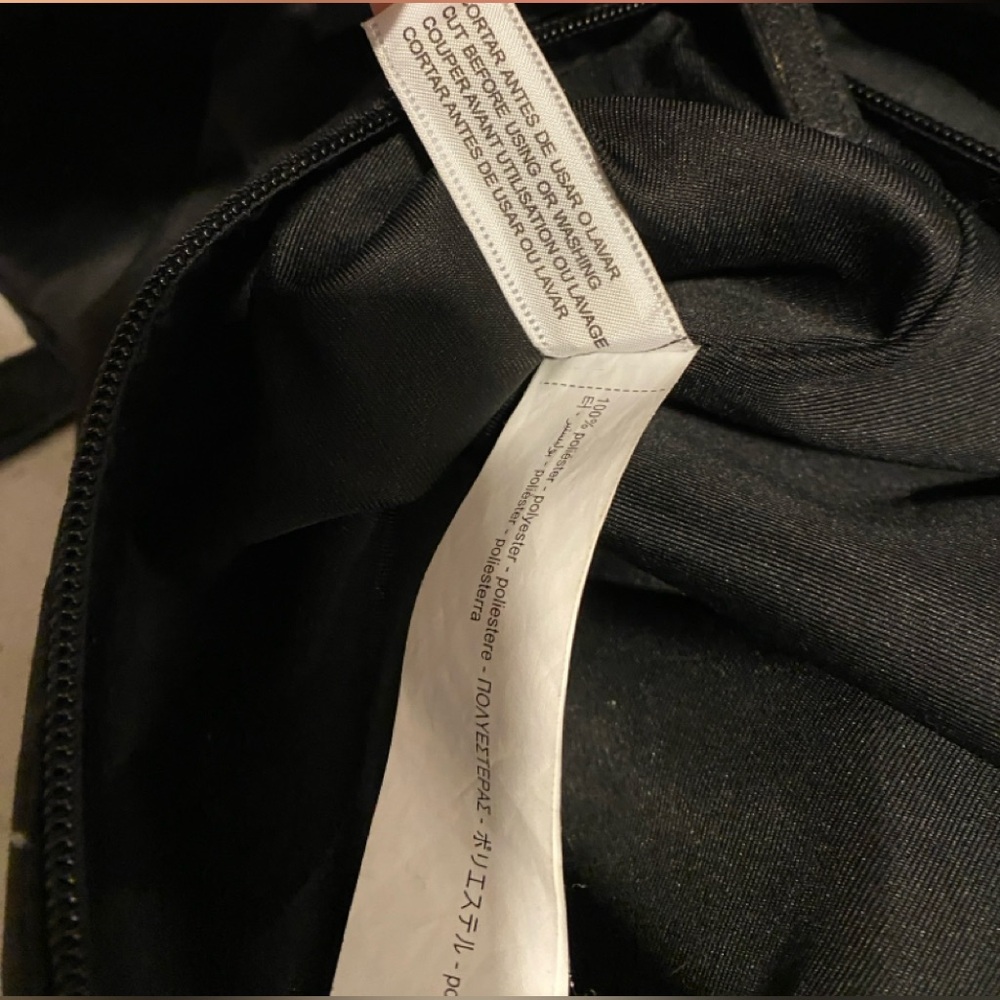 ZARA Black Faux Leather Tote Bag Large Shoulder  Carryall Shopper Travel  $69 - Picture 12 of 16